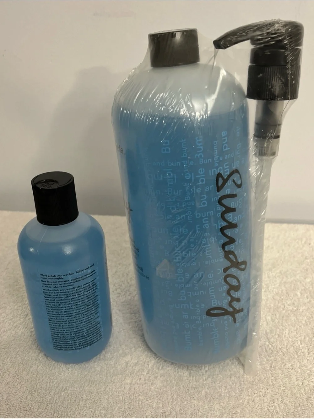 Bumble and bumble Sunday Clarifying Shampoo Set Of 2 Jumbo Size And Small Size